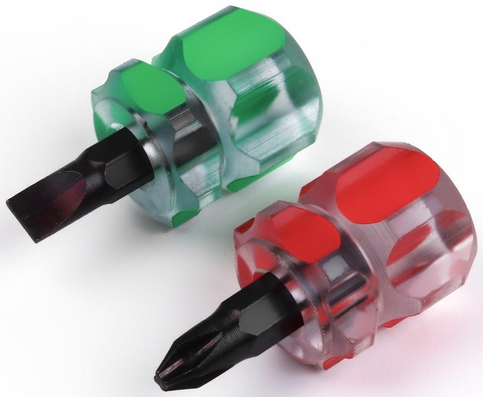 Набор отвёрток для швейной машины, 2 шт, цвет красный/зелёный