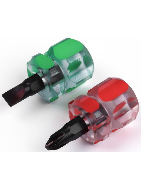 Набор отвёрток для швейной машины, 2 шт, цвет красный/зелёный