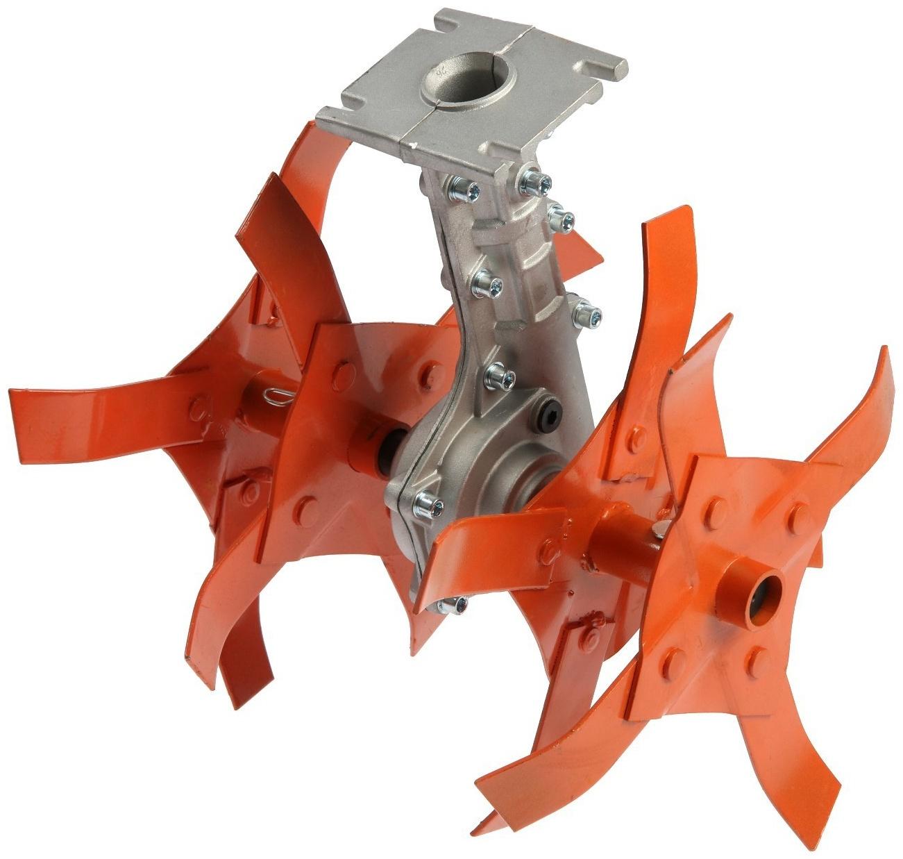 Насадка культиватор для триммера Sturm GT3513-K, штанга триммера d=26 мм, вал 9 зубьев