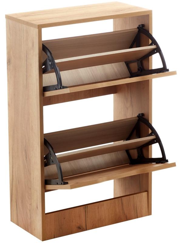 Обувница 500х240х810, Крафт золотой