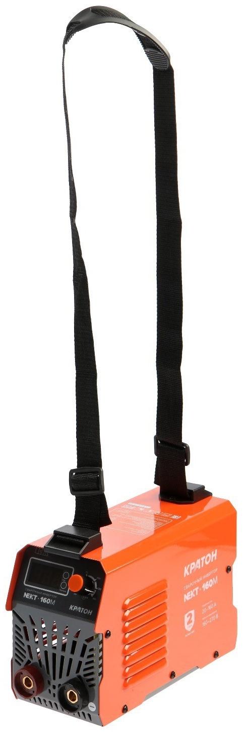 Инвертор сварочный Кратон NEXT-160М, 6.6 кВт, 20-160 А, d=1.6-4 мм, ПВ 70 % + ЭЛЕКТРОДЫ