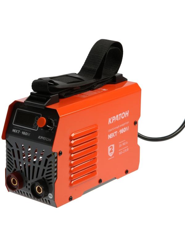 Инвертор сварочный Кратон NEXT-160М, 6.6 кВт, 20-160 А, d=1.6-4 мм, ПВ 70 % + ЭЛЕКТРОДЫ