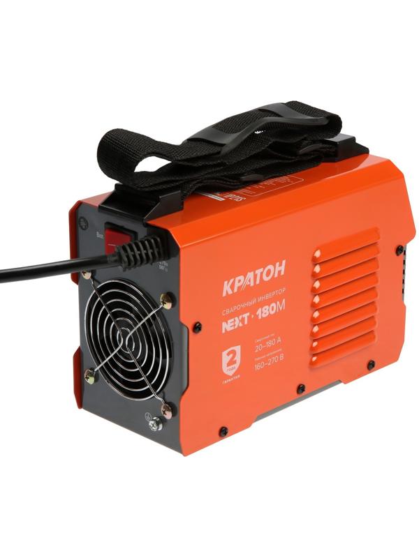 Инвертор сварочный Кратон NEXT-180М, 6.6 кВт, 20-180 А, d=1.6-4 мм, ПВ 70 %