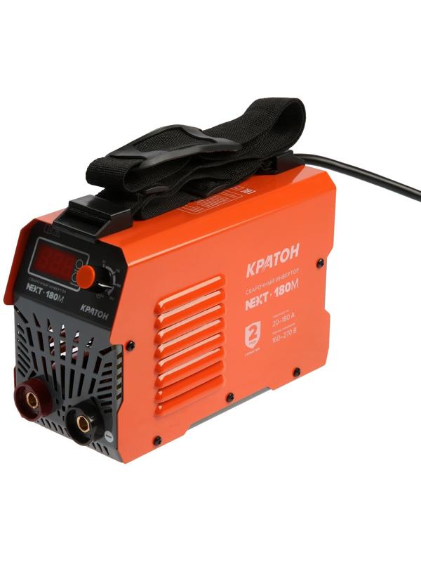Инвертор сварочный Кратон NEXT-180М, 6.6 кВт, 20-180 А, d=1.6-4 мм, ПВ 70 %