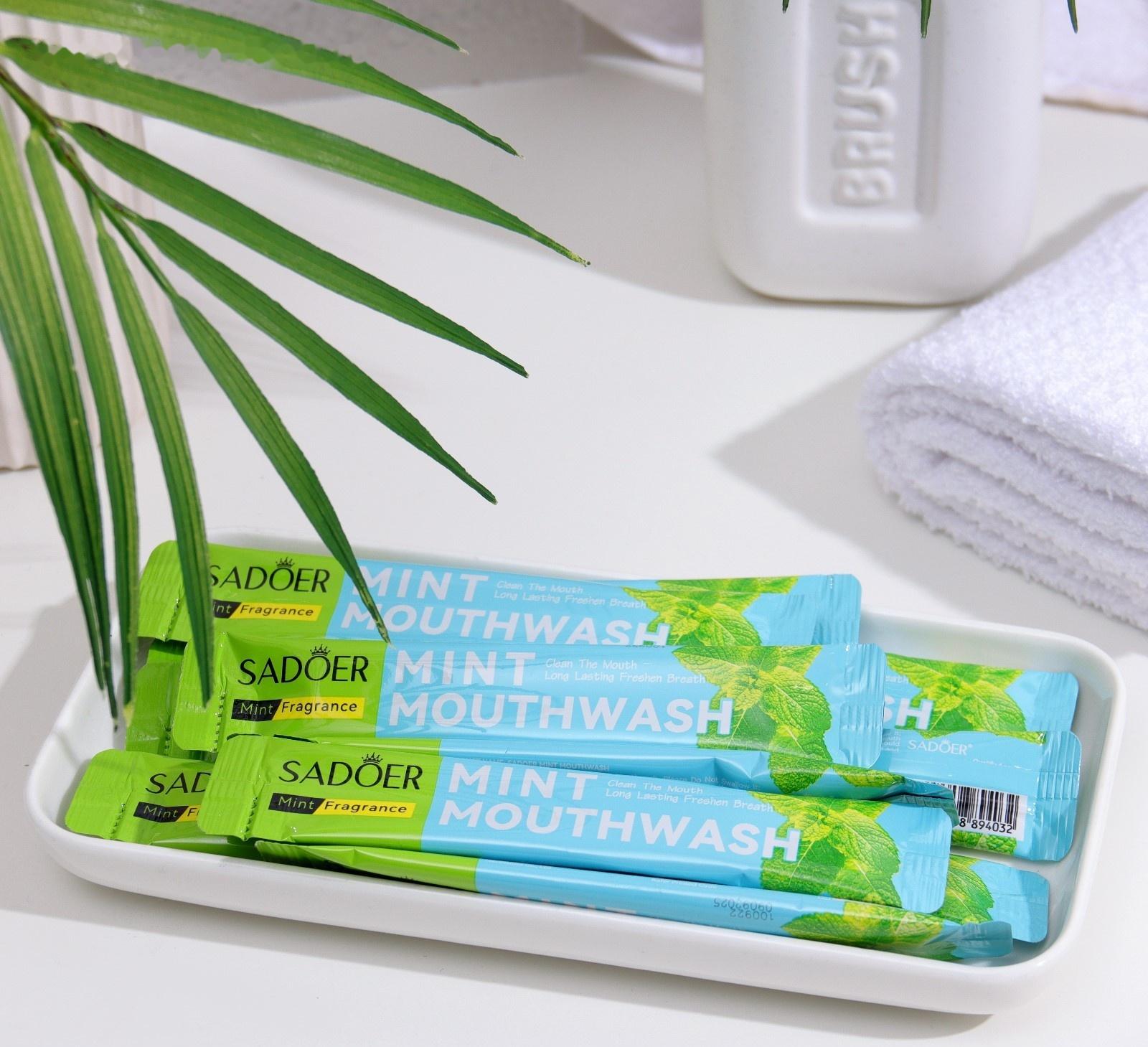 Набор ополаскивателей для рта в стиках со вкусом мяты, 20шт по 10 мл