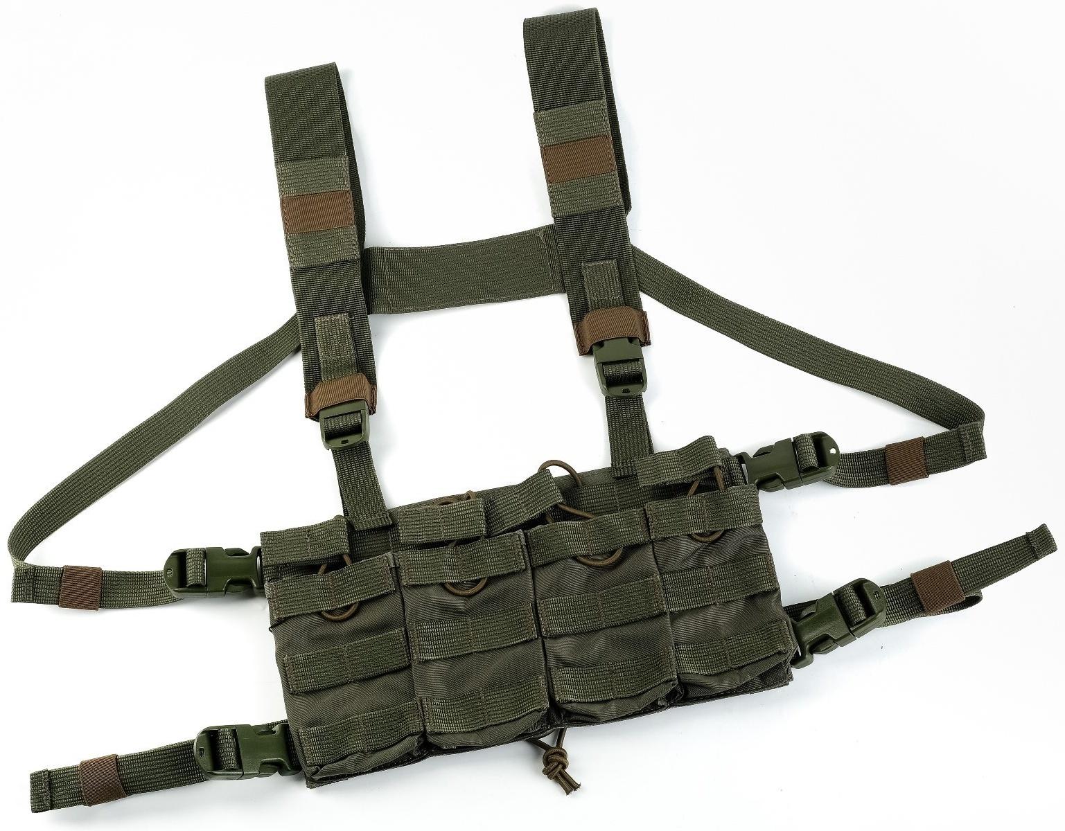 Нагрудник облегченный на 4 магазина типа фастмаг с лямками 