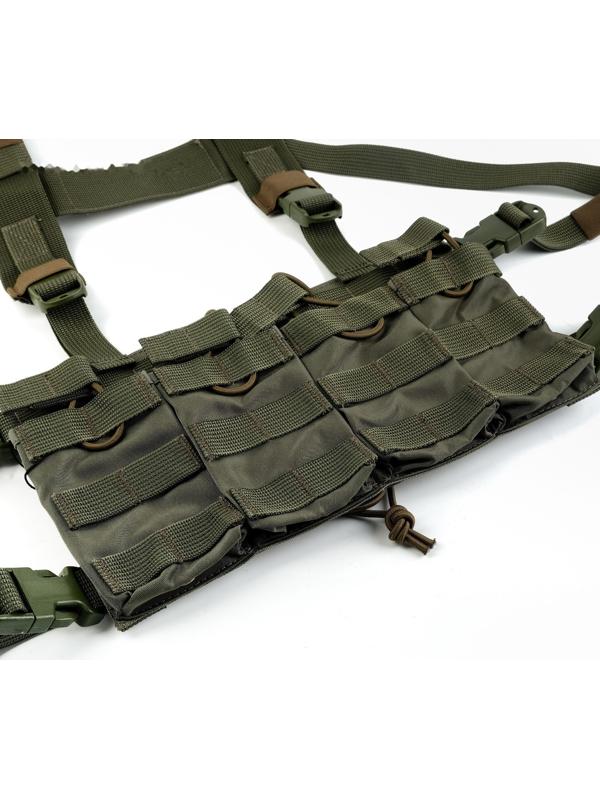 Нагрудник облегченный на 4 магазина типа фастмаг с лямками 