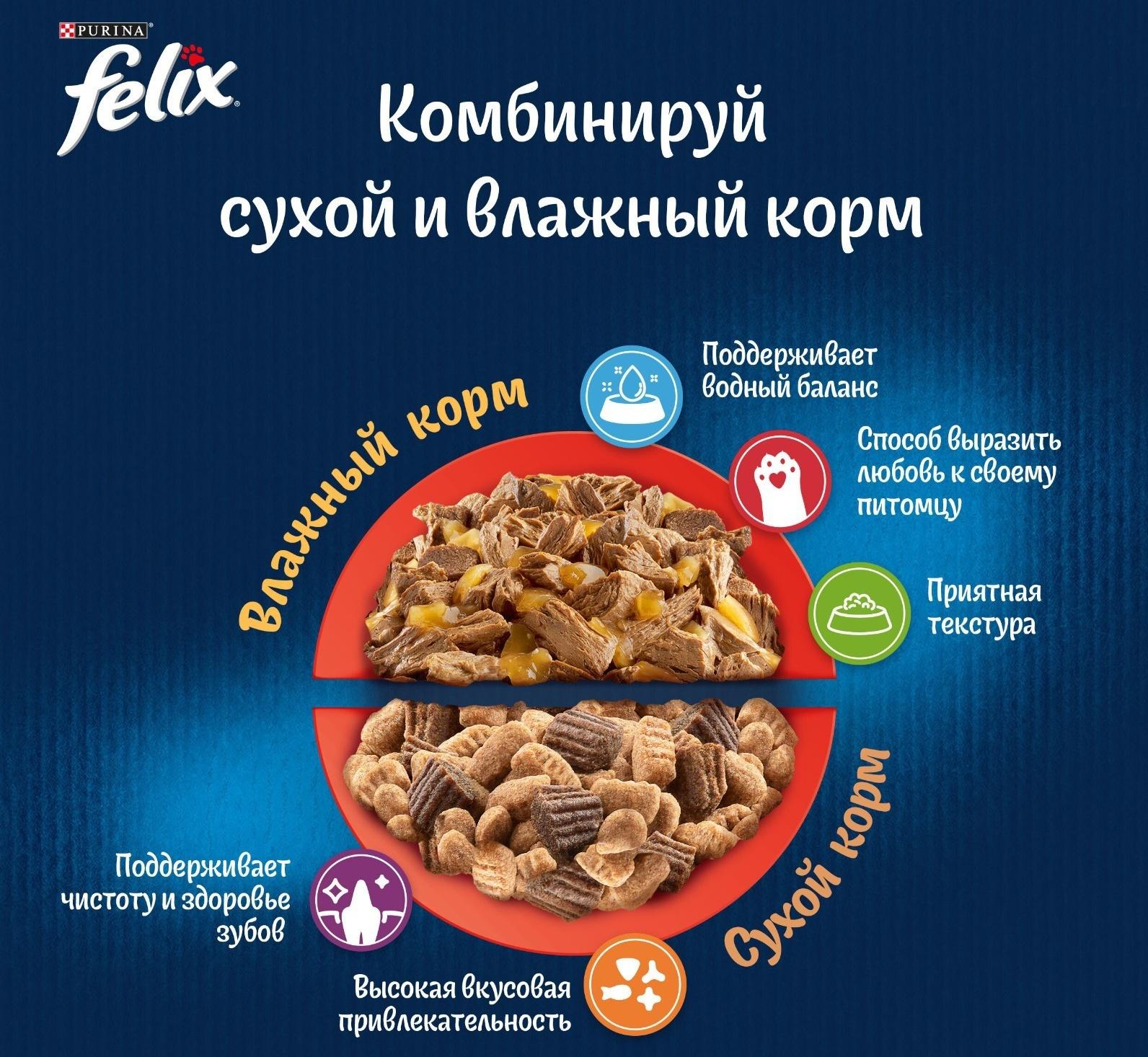 Сухой корм Felix 