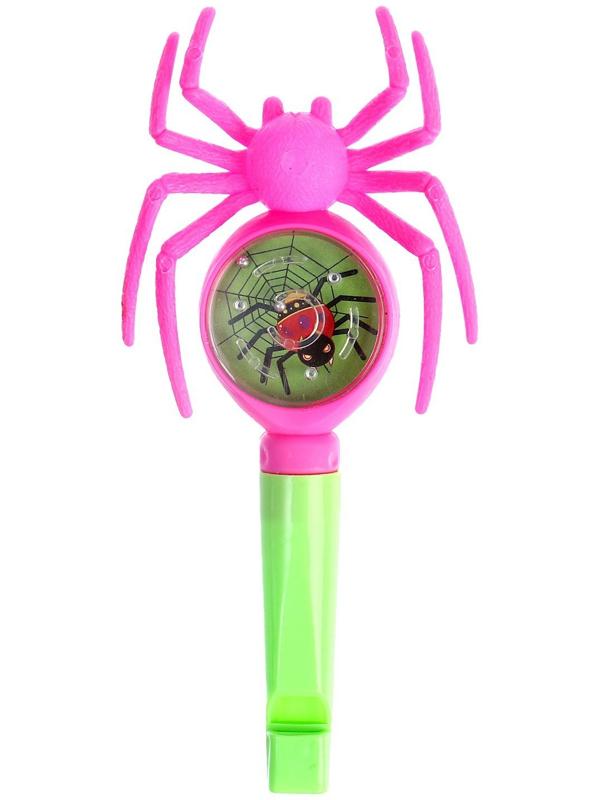 Свисток «Паук» с головоломкой, цвета МИКС