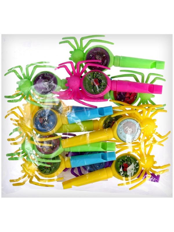 Свисток «Паук» с головоломкой, цвета МИКС