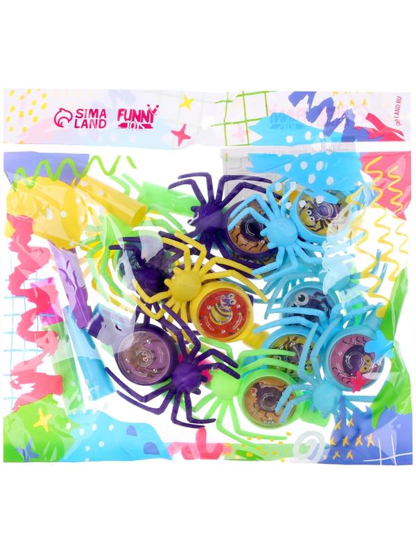 Свисток «Паук» с головоломкой, цвета МИКС