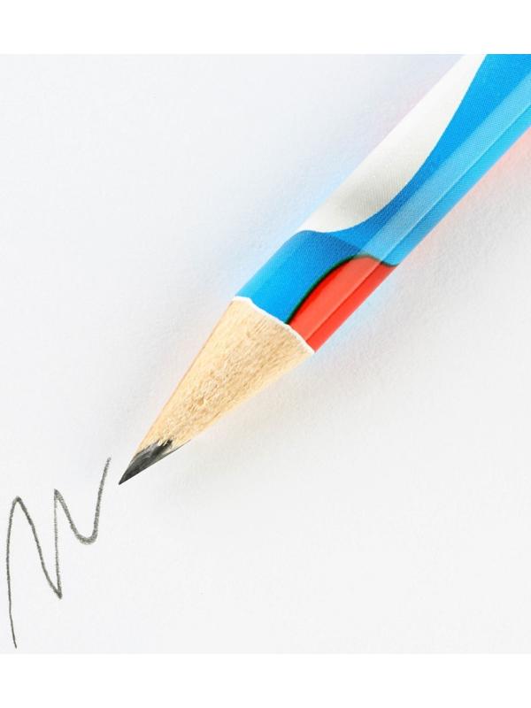 Карандаш чёрнографитный HB «Удачи тебе, выпускник!», диаметр грифеля 2мм, 12 штук.