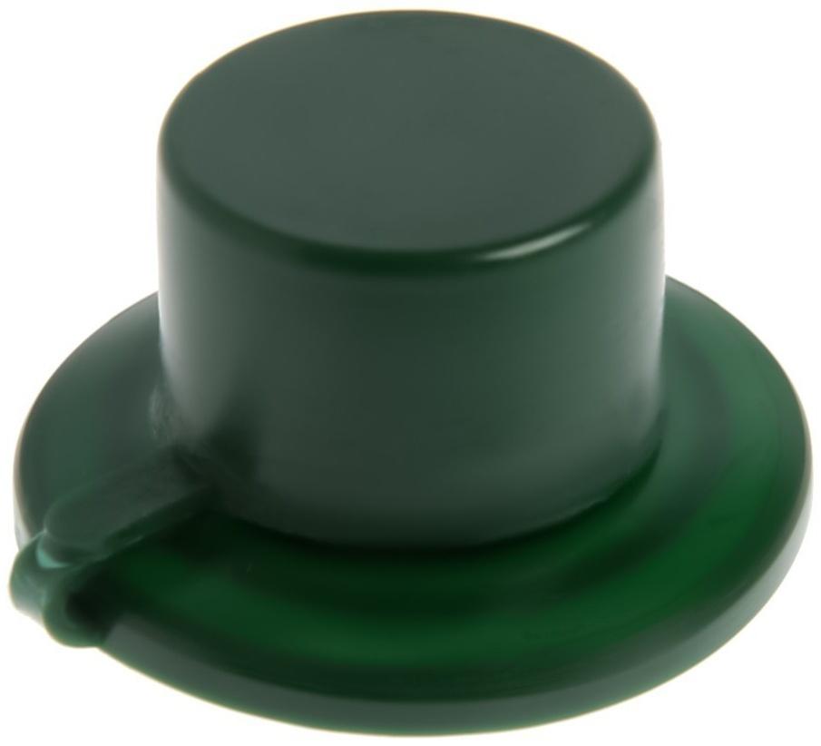 Шайба ТУНДРА, кровельная, с колпачком, М24, зеленая, 250 шт