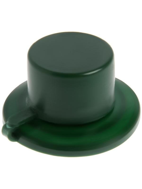 Шайба ТУНДРА, кровельная, с колпачком, М24, зеленая, 250 шт