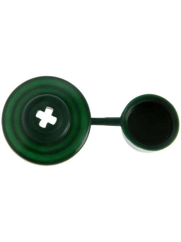 Шайба ТУНДРА, кровельная, с колпачком, М24, зеленая, 250 шт