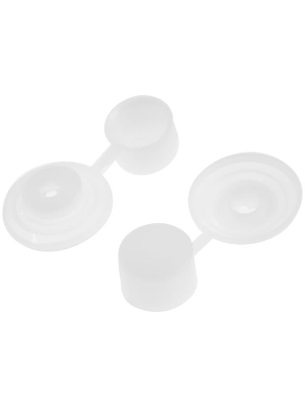 Шайба ТУНДРА, кровельная, с колпачком, М24, прозрачная, 250 шт