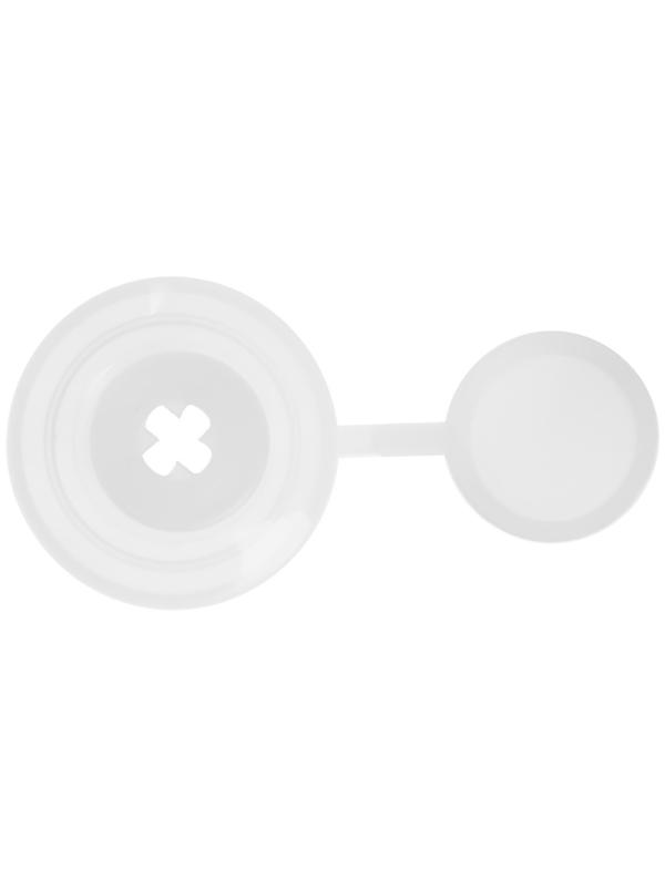 Шайба ТУНДРА, кровельная, с колпачком, М24, прозрачная, 250 шт