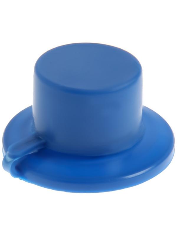 Шайба ТУНДРА, кровельная, с колпачком, М24, синяя, 250 шт