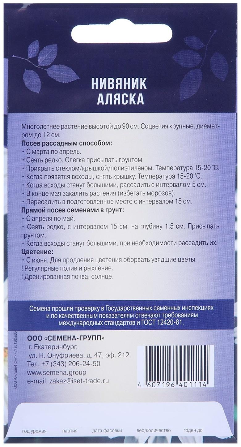 Семена цветов Нивяник 