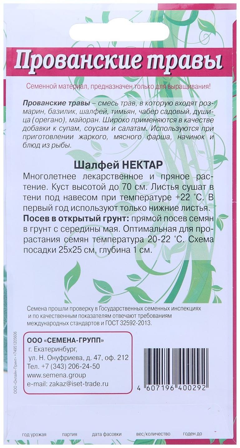 Семена Шалфей Нектар 