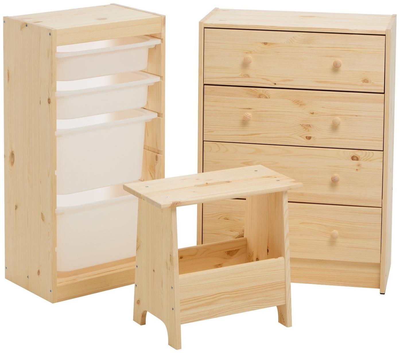 Комод RAST 4, 62х30х90, Массив сосны