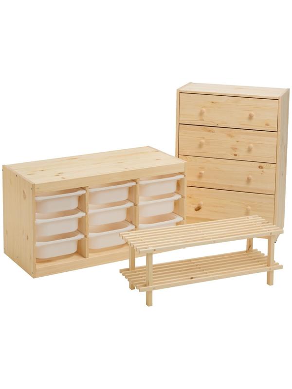 Комод RAST 4, 62х30х90, Массив сосны