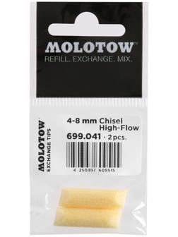 Molotow Перо для маркера 327/367/311  4-8MM  Chisel-Tip 699041 1шт