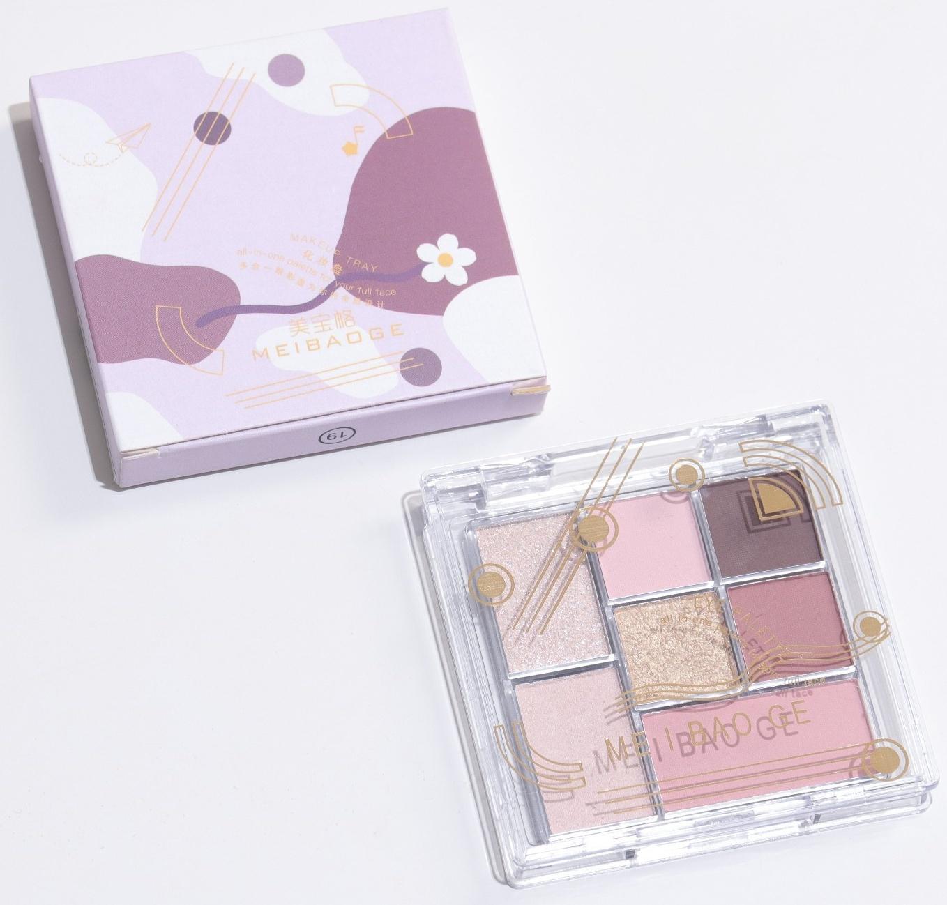 Профессиональная палетка теней для век Pink Explosion, 7 цветов