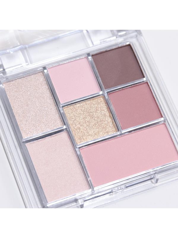 Профессиональная палетка теней для век Pink Explosion, 7 цветов