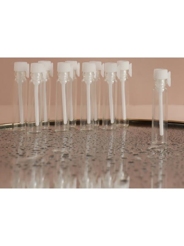 Набор флаконов для парфюма, с аппликатором, 2 мл, 10 шт, цвет белый/прозрачный