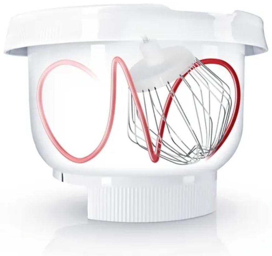 Кухонная машина Bosch MUMP1000, 600 Вт, 3.9 л, 4 скорости, 3 насадки, белая