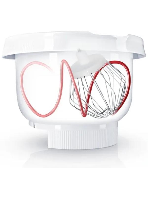 Кухонная машина Bosch MUMP1000, 600 Вт, 3.9 л, 4 скорости, 3 насадки, белая