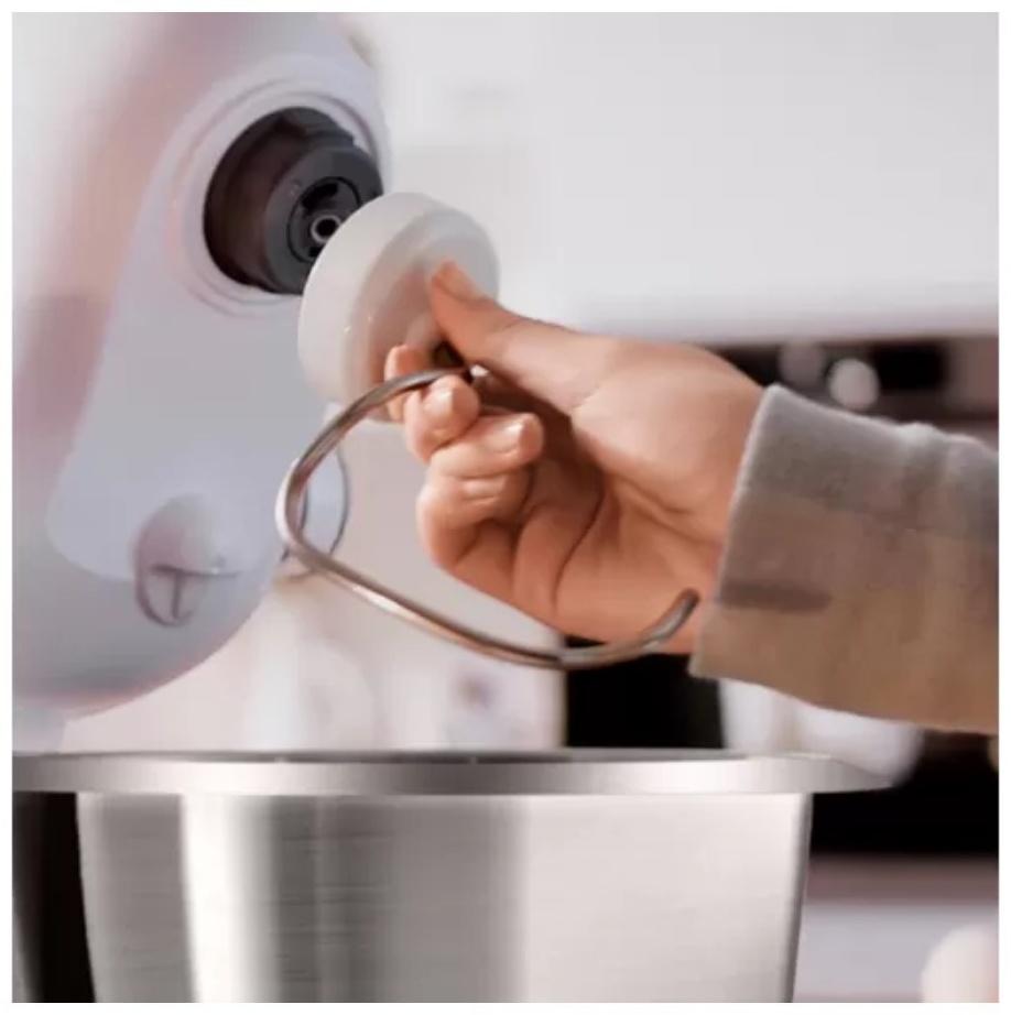 Кухонная машина Bosch MUMS2EW00, 700 Вт, 3.8 л, 4 скорости, 2 насадки, белая