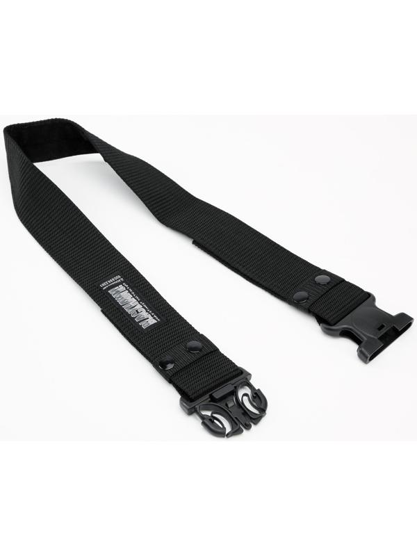 Ремень тактический, 125 см, ширина 5,3 см, пряжка пластик, черный