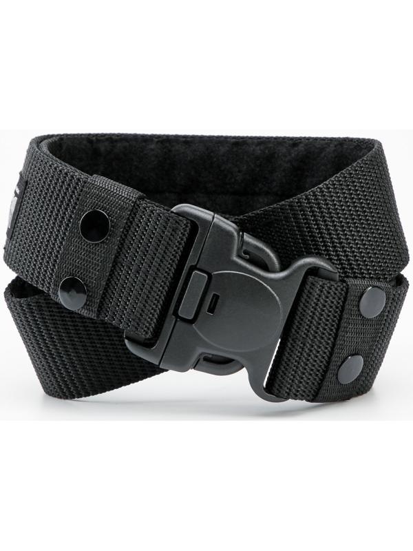 Ремень тактический, 125 см, ширина 5,3 см, пряжка пластик, черный