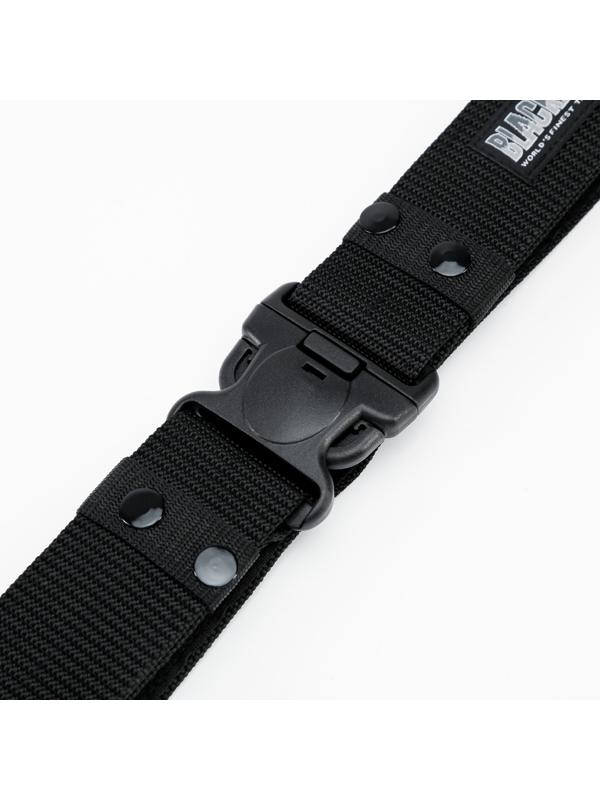 Ремень тактический, 125 см, ширина 5,3 см, пряжка пластик, черный