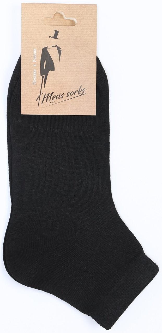Носки укороченные, цвет чёрный, размер 29