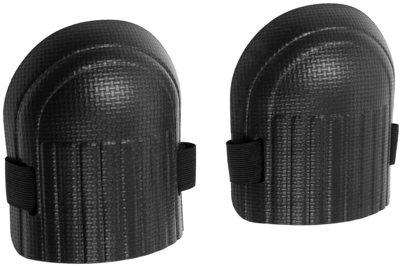 Наколенники защитные ТУНДРА, черные, набор 2 шт.