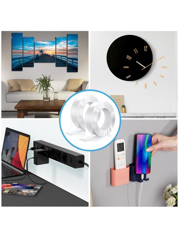 Двусторонняя самоклеящаяся лента ЛОМ, 10 мм х 2 м