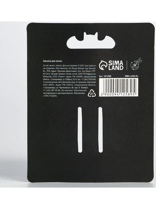 Заколка для волос «Готика», 6,5 х 3,8 см
