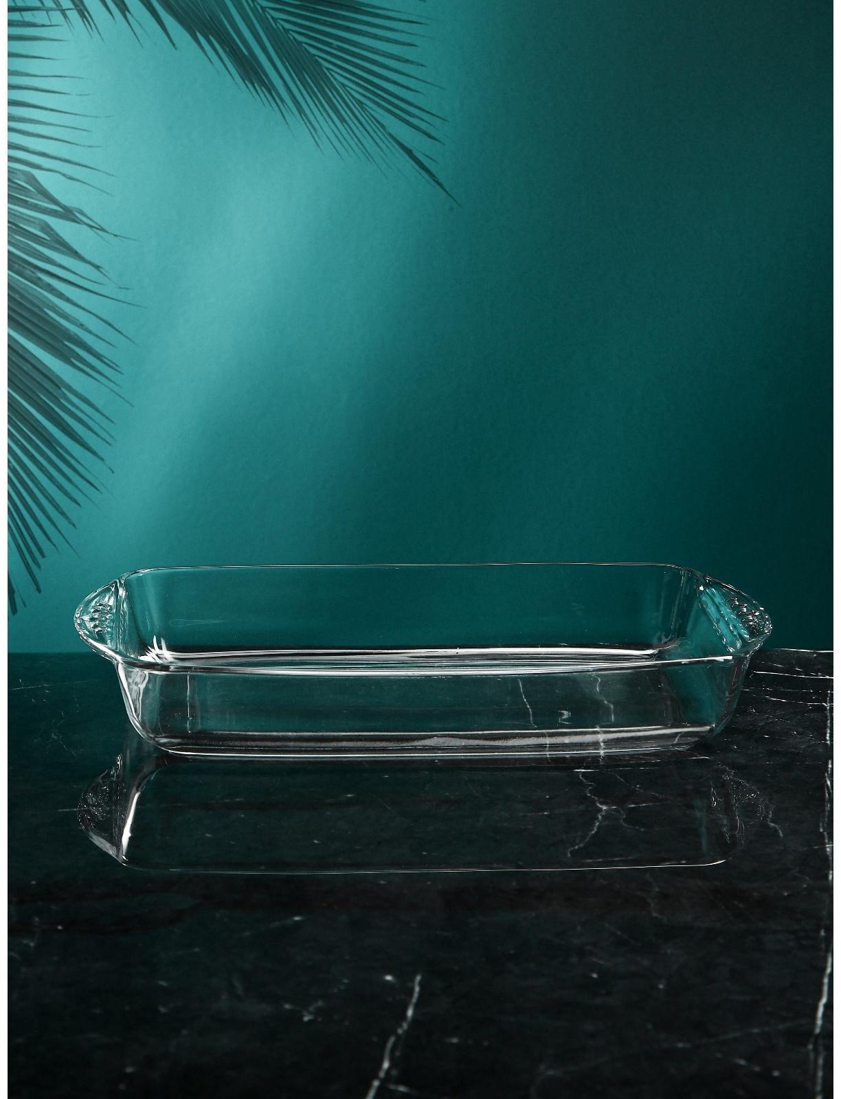 Блюдо для запекания «Шабнам», 1.8 л, стекло, Иран