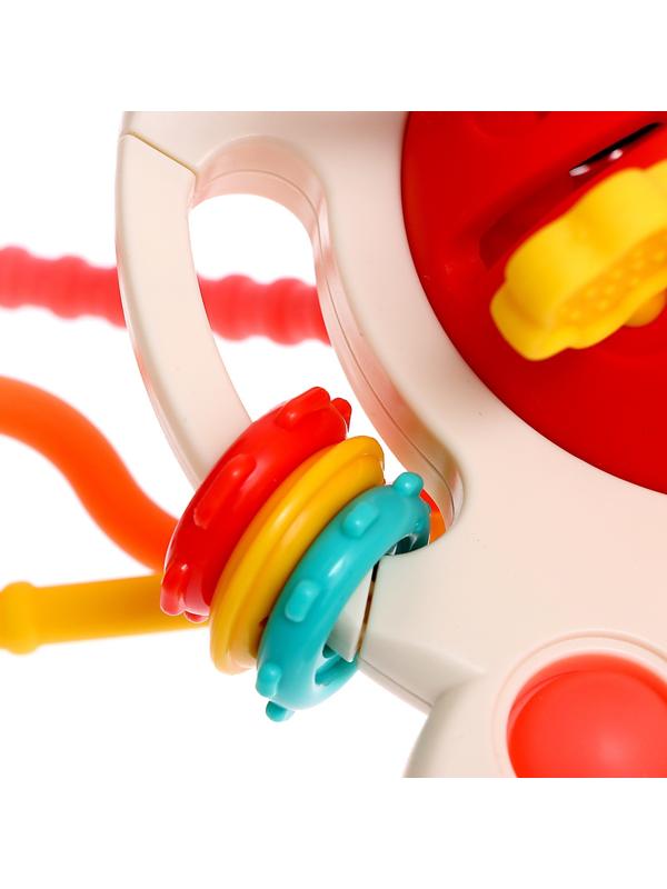 Развивающая игрушка «Осьминожка», с тактильными резиночками, цвета МИКС
