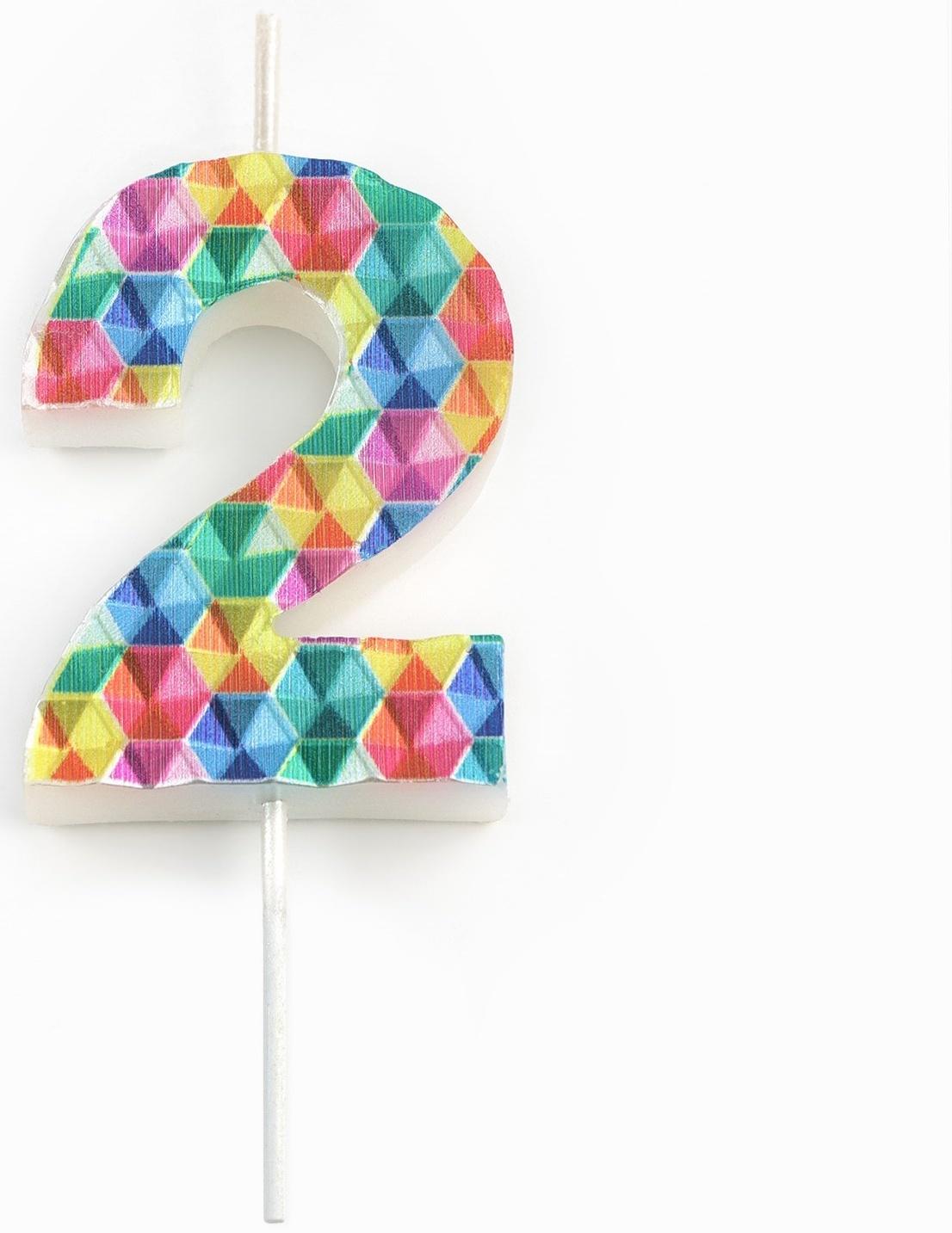 Свеча в торт на шпажке 