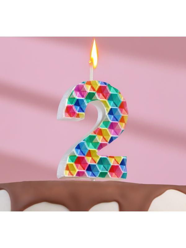 Свеча в торт на шпажке 