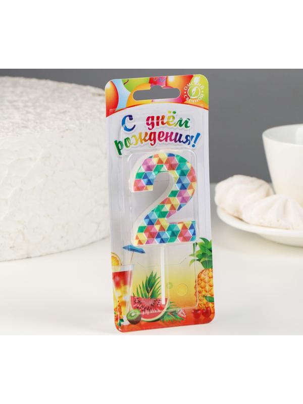 Свеча в торт на шпажке 