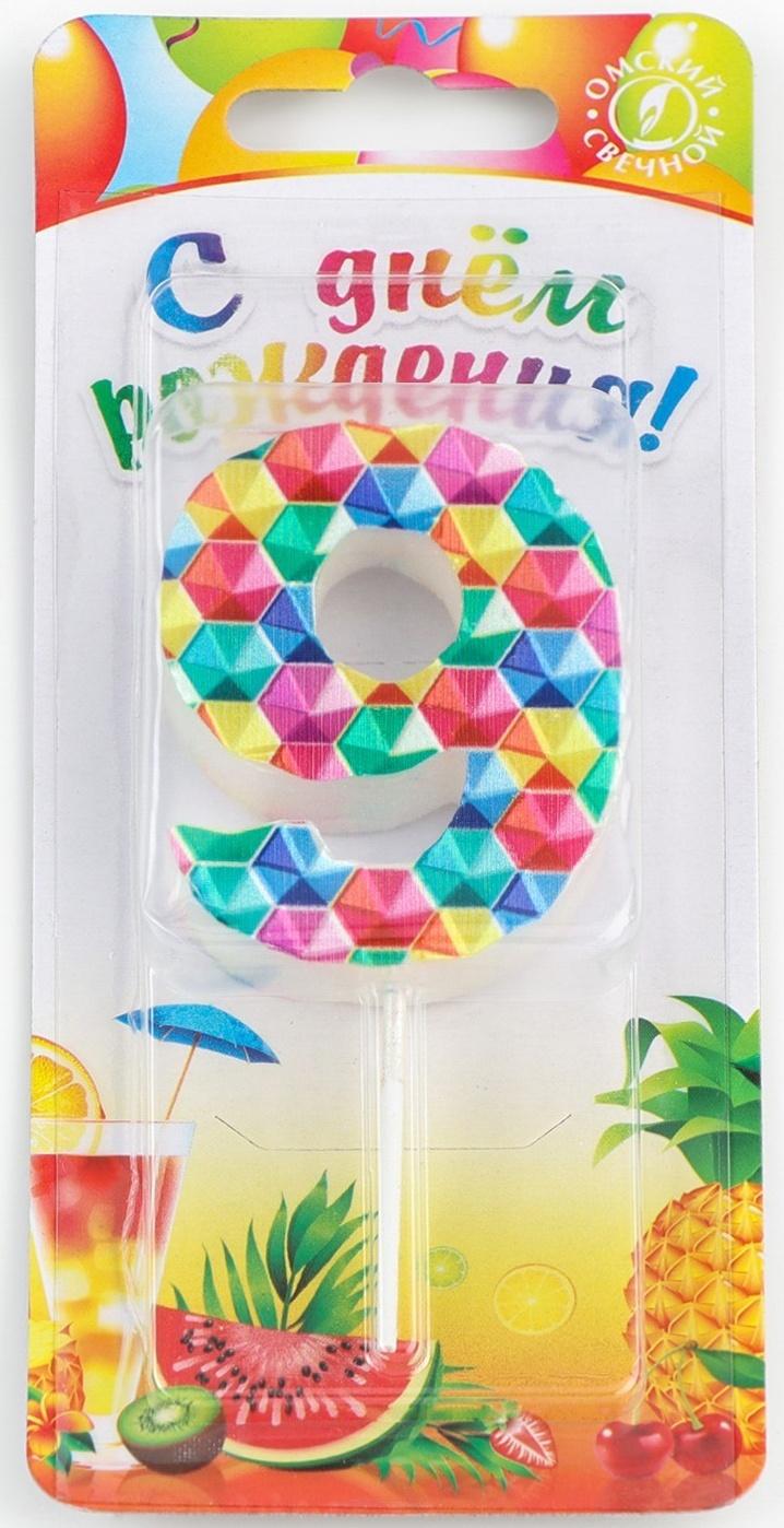 Свеча в торт на шпажке 