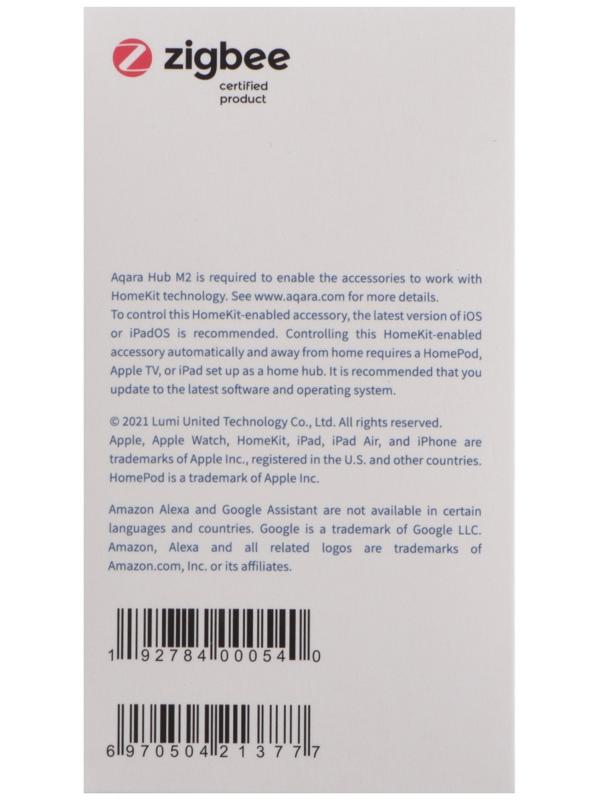 Центр управления умным домом Aqara Hub M2, HM2-G01, Wi-Fi, ZigBee,