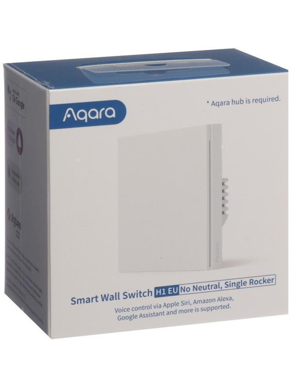 Выключатель Aqara H1 EU WS-EUK01, Zigbee , 1 клавиша, создание сценариев