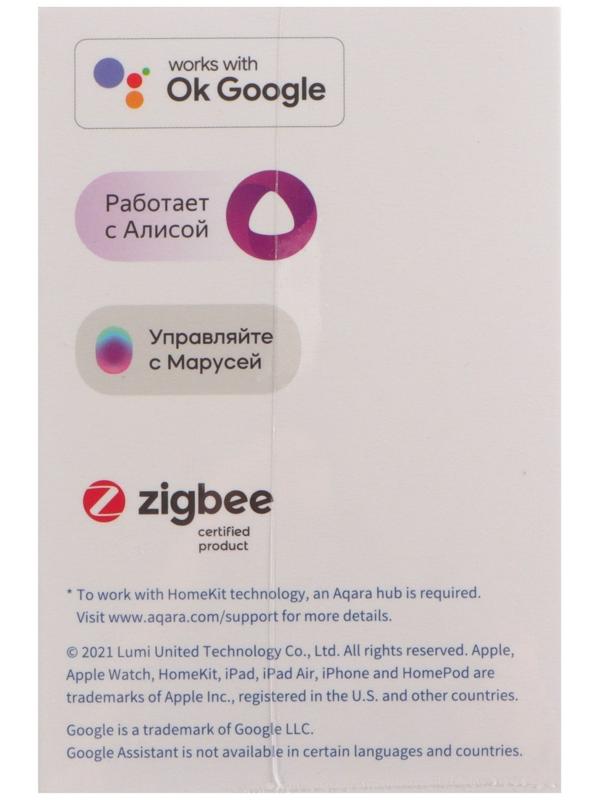 Выключатель Aqara H1 EU WS-EUK01, Zigbee , 1 клавиша, создание сценариев