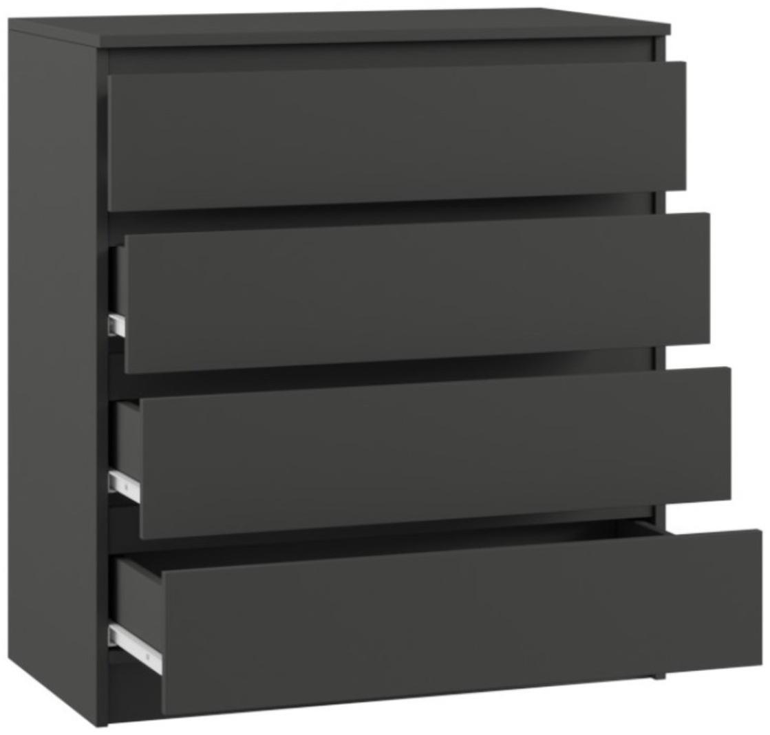 Комод с 4-мя ящиками Мадера, 800х420х1000, Графит